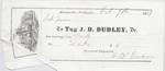 J. D. Dudley, Tug to Jura, Receipt