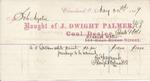 J. Dwight Palmer & Co. to Mystic, Receipt