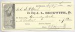 J. L. Beckwith, Tug to S. A. Wood, Receipt