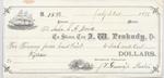 J. W. Peabody, Tug to S. A. Wood, Receipt