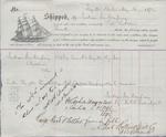 Jackson Iron Company to S. A. Wood, Bill of Lading