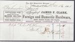 James F. Clark to Jura, Receipt