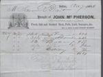 John McPherson to Russell Dart, Receipt