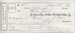 John Prindiville, Tug to Jura, Receipt