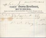 Jones Brothers to Jura, Receipt