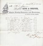 King & Degner to Jura, Receipt