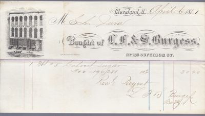 L. F. & S. Burgess to Jura, Receipt