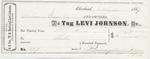 Levi Johnson, Tug to Mystic, Receipt