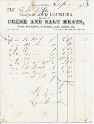 Louis Hausheer to John B. Wilbor, Receipt