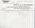 N. E. Crittenden to Jura, Receipt