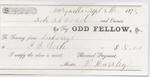 Odd Fellow, Tug to S. A. Wood, Receipt