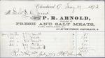 P. R. Arnold to S. A. Wood, Receipt