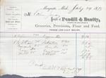 Pendill & Beatty to Jura, Receipt