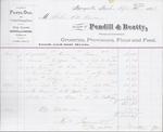 Pendill & Beatty to S. A. Wood, Accounts