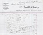 Pendill & Beatty to S. A. Wood, Accounts