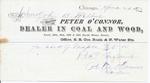 Peter O'Connor to John B. Wilbor, Receipt