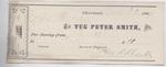 Peter Smith, Tug to S. A. Wood, Receipt