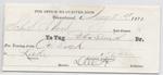 Peter Smith, Tug to S. A. Wood, Receipt