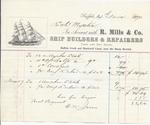 R. Mills & Co. to Mystic, Receipt