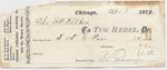 Rebel Tug to John B. Wilbor, Receipt