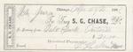 S. G. Chase, Tug to Jura, Receipt