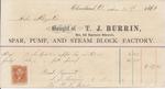 T. J. Burrin to Mystic, Receipt