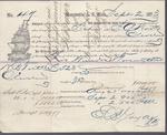 The Washington Iron Company to S. A. Wood, Bill of Lading