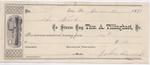 Thomas A. Tilinghast, Tug to S. A. Wood, Receipt