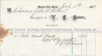 V. L. Souer to John B. Wilbor, Receipt