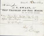 V. Swain to Jura, Receipt