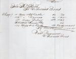 V. Swains Sons to S. A. Wood, Receipt