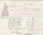 Vosburgh & Baker to S. A. Wood, Receipt