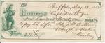 Vosburgh & Baker to John B. Wilbor, Receipt