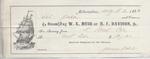 W. K. Muir or B. F. Davison, Tug to Jura, Receipt