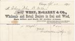 West, McGarry & co. to John B. Wilbor, Receipt