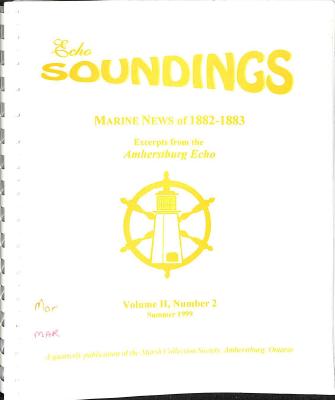 Echo Soundings:  Marine News of 1882-1883