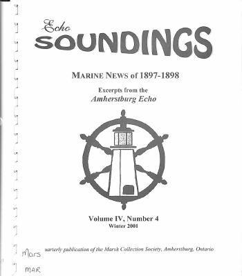 Echo Soundings: Marine News of 1897-1898