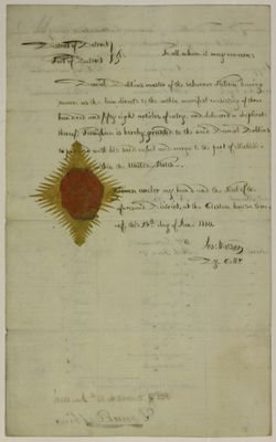 Salina, Permission to Sail, 28 June 1810