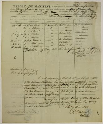 Pontiac, Manifest, 16 May 1823