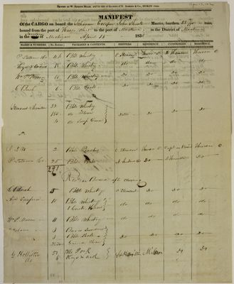 Eclipse, Manifest, 13 April 1830