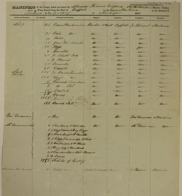 Prince Eugene, Manifest, 31 May 1833