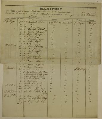 Huron, Manifest, 2 May 1836