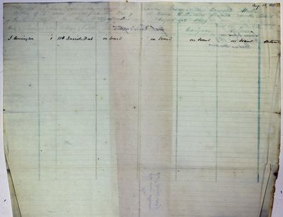 Trader, Manifest, 24 August 1839