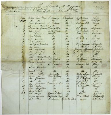 Louisa, Manifest, 10 October 1839