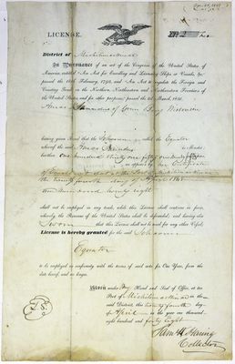 Equator, License, 24 April 1848