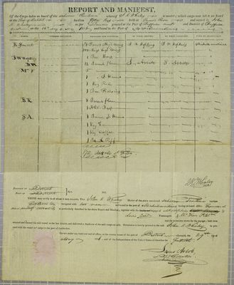 Paulina, Manifest, 29 May 1816