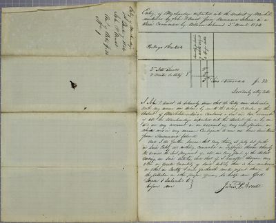 William Solomons, Invoice, 3 March 1824