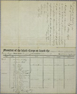 Farmer, Manifest, 24 April 1827