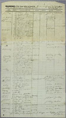 La Grange, Manifest, 19 May 1828