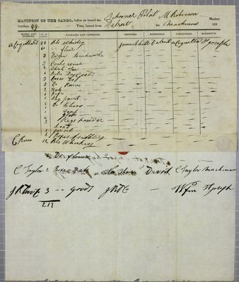 Pilot, Manifest, 17 July 1828